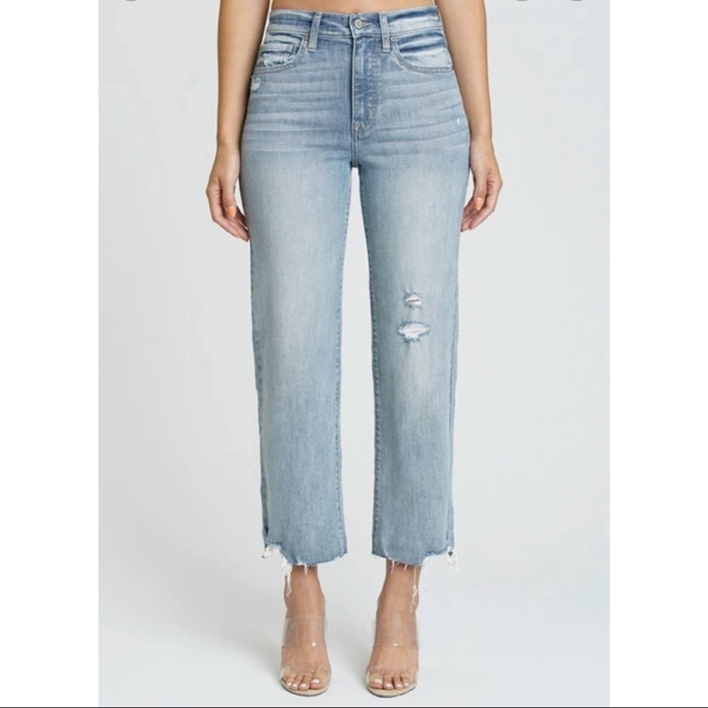 Eunina high rise crop jeans